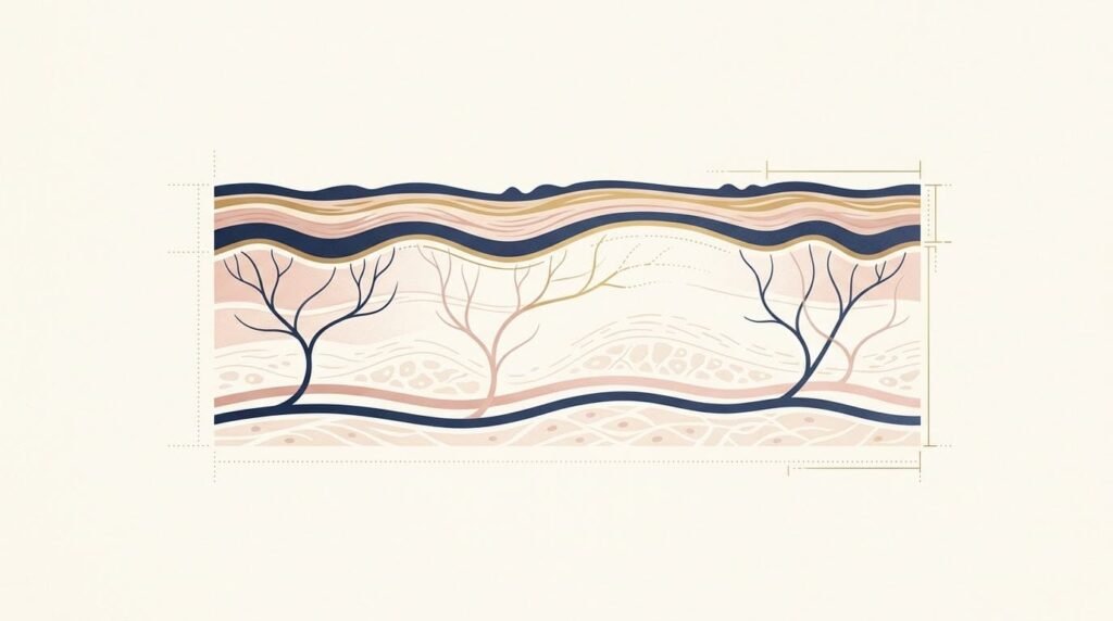 medical illustration of human skin 20261013144119 (1)