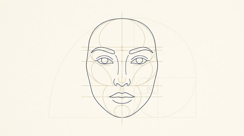 stylized face with gold guides 20261013132025 (1)